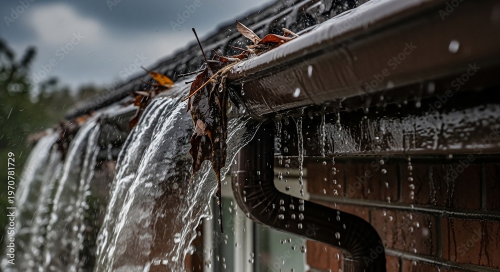 Emergency storm damage roof repair